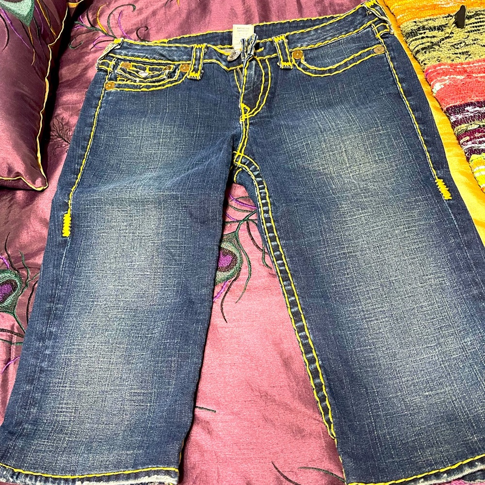 True Religion Jeans Professionally Altered to a Capri Length